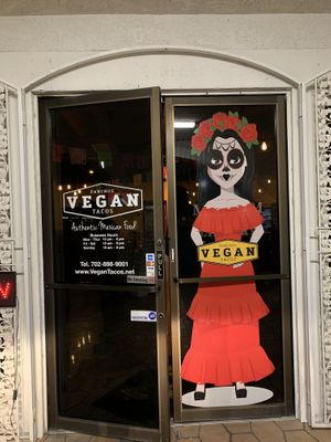 Come on in  at Pancho's Vegan Cantina in Las Vegas