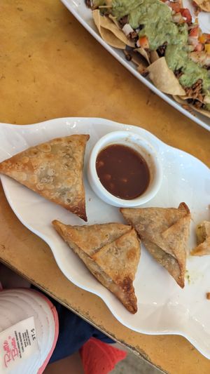 Samosas at Natural Spice in Panama City