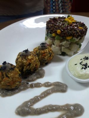 Food at Natural Spice in Panama City