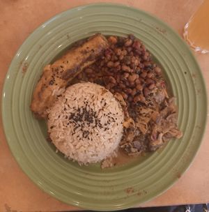 Menú del día: main course at Natural Spice in Panama City