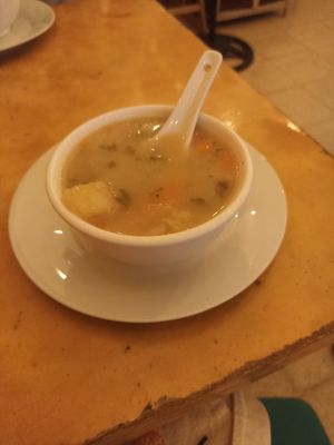 Sancocho vegano at Natural Spice in Panama City