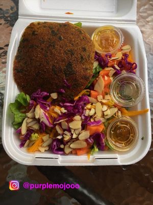 Raw vegan plate  at Natural Spice in Panama City