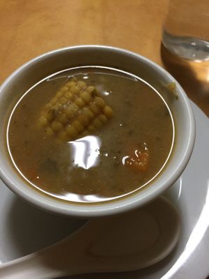 Hearty soup at Natural Spice in Panama City