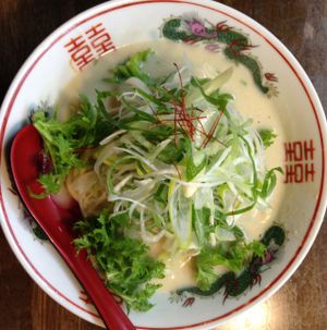delicious soy milk ramen at Shugetsu in Osaka