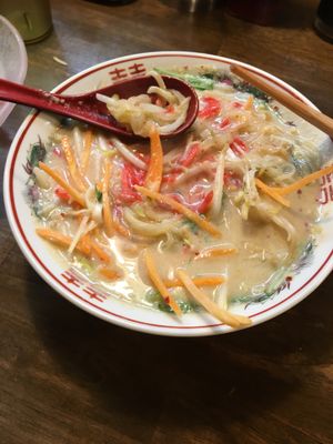 Vegan ramen  at Shugetsu in Osaka