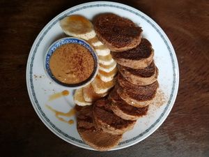 pancakes at Cafe Bizarro in Itacare