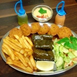 Dolma falafel at Parsi Falafel in Tuusula