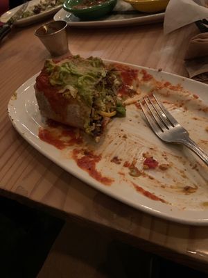 Cali burrito at Session Taco - Lafayette Ave in St Louis