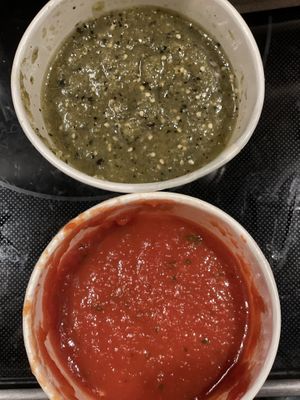 Chips and salsa app comes with two different salsas for only $4!  at Session Taco - Lafayette Ave in St Louis