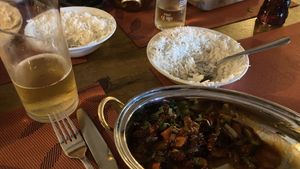 Gobi Manchurian   at Sunny Spice in Fowey