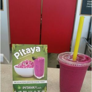 Pitaya /Dragonfruit Smoothie at Juice Me Too in Austell
