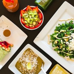 Variety of Juice Me Too menu items at Juice Me Too in Austell