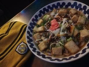 Tofu noodles at Nice N Sleazy - Old Fashioned Street Food in Glasgow