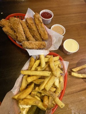 Shared dinner   at Nice N Sleazy - Old Fashioned Street Food in Glasgow