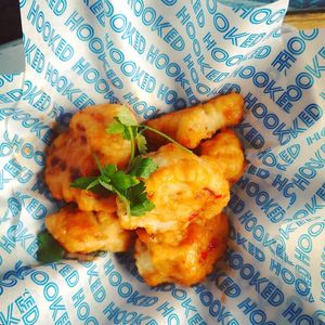 cauli wings at Hooked in Glasgow