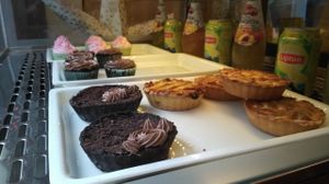 Different cakes at 1o9 Cafe in Udaipur