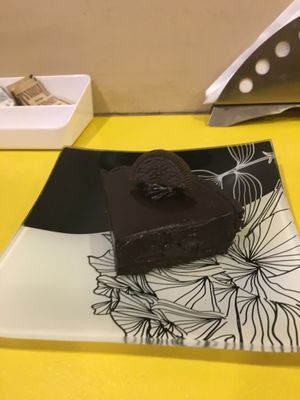 Vegan Oreo chocolate torte  at 1o9 Cafe in Udaipur