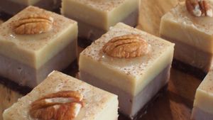 Banana raw cake at Coconut Head in Noosa Heads