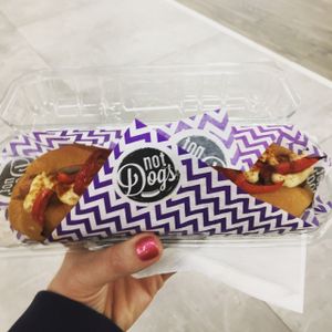 Houmous Not Dog  at Not Dogs in Birmingham