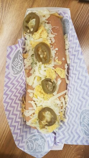 Kickin' Katie Nacho Dog at Not Dogs in Birmingham