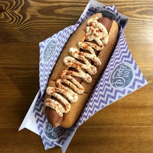 Picture perfect Hello Hummus at Not Dogs in Birmingham