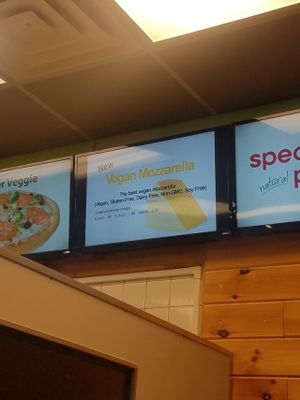 vegan cheese at Specialty Pizza in Altamonte Springs