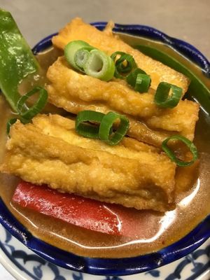 Tom Yum soup; mild hot and sour soup with veggies and tofu  at Pattaya Thai in Hamilton