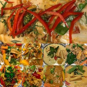 Vegetarian food menu at Pattaya Thai Restaurant and also vegan and gluten as requested $15.90 for mixed veggies and tofu only veggies $15.90 any enquiries call 02 4961 2506 or mob 041 599 5354 at Pattaya Thai in Hamilton