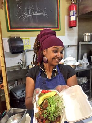 10$ lunch box at Ital Vital in Toronto