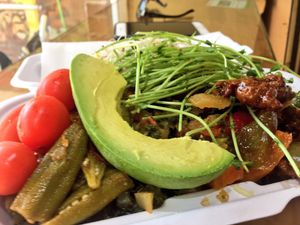 delicious lunch at Ital Vital in Toronto