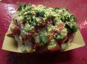 Kimchi fries  at Burger Box in Tallinn