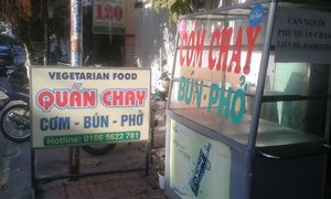 From outside at Quan Chay in Qui Nhon
