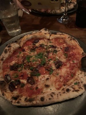 Putenesca...the best! at Red Sparrow Pizza in Collingwood