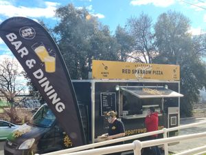 Food truck at Red Sparrow Pizza in Collingwood