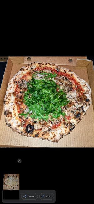 Mushroom at Red Sparrow Pizza in Collingwood