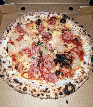 Hawaiian at Red Sparrow Pizza in Collingwood