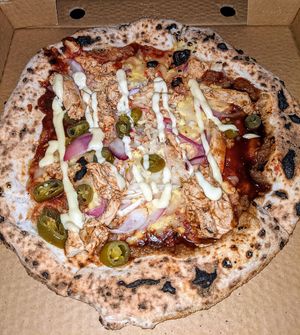 BBQ chicken again ❤️ at Red Sparrow Pizza in Collingwood