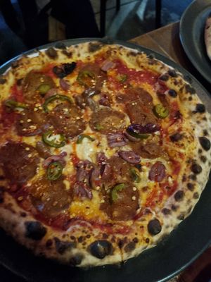 Volcano special!! at Red Sparrow Pizza in Collingwood