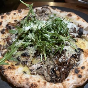 Mushroom - not bad, couldn’t taste the truffle oil  at Red Sparrow Pizza in Collingwood