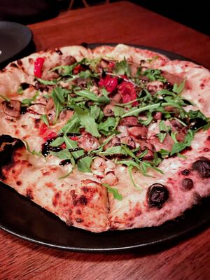 G.O.A.T. pizza  at Red Sparrow Pizza in Collingwood