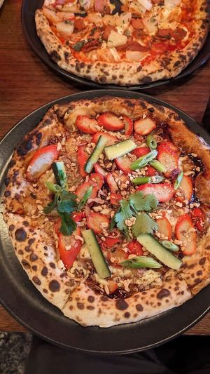 Banh mi pizza $27.00 at Red Sparrow Pizza in Collingwood
