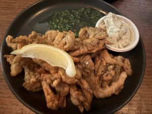 Mushroom fritti  at Red Sparrow Pizza in Collingwood