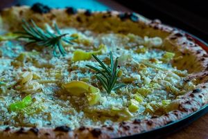 Bianca pizza at Red Sparrow Pizza in Collingwood