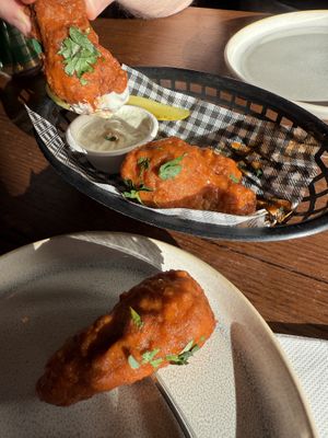 Wings  at Red Sparrow Pizza in Collingwood