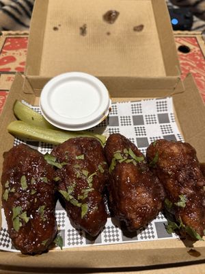 Bbq Not wings   at Red Sparrow Pizza in Collingwood