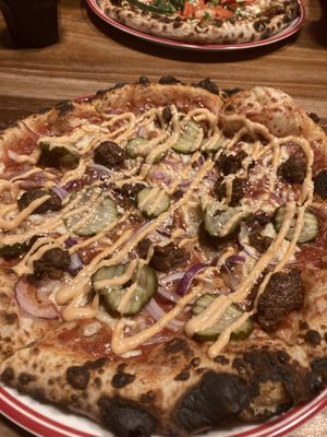 Cheese burger   at Red Sparrow Pizza in Collingwood