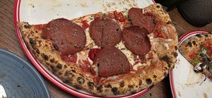 Pepperoni pizza at Red Sparrow Pizza in Collingwood