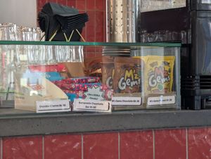 Snacks available to buy at Red Sparrow Pizza in Fitzroy