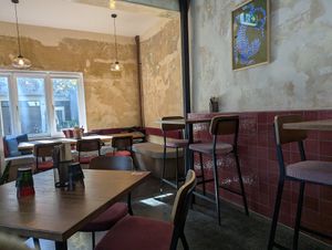 Inside at Red Sparrow Pizza in Fitzroy