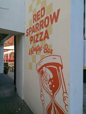 Outside / entrance at Red Sparrow Pizza in Fitzroy